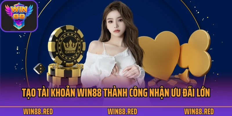 Đăng Ký 3 Tạo tài khoản Win88 thành công nhận ưu đãi lớn